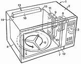Patents Microwave Oven Drawing Patent Google Sketch Coloring Page sketch template