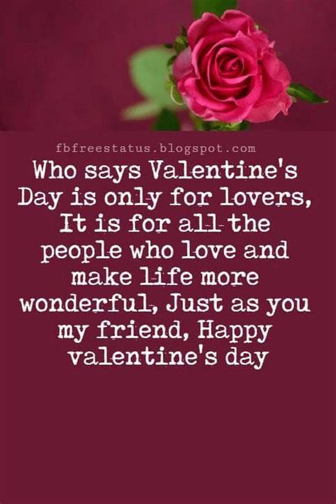 Valentine Day Messages For Friends Images