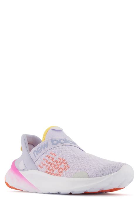 New Balance Slip-on Sneaker In Grey Multi At Nordstrom Rack in White | Lyst