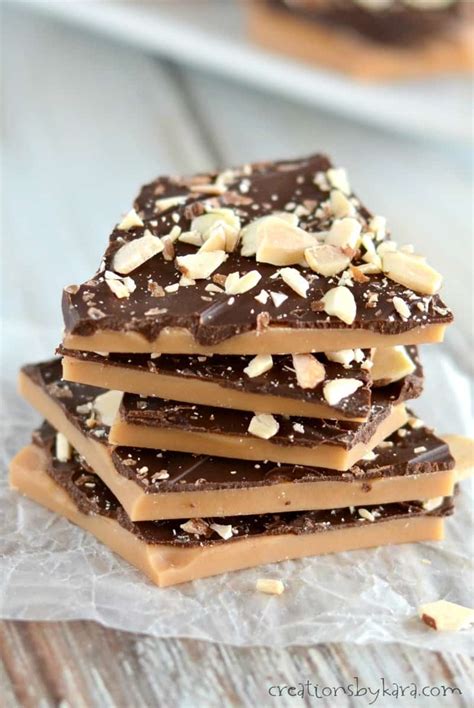 Best Homemade Toffee Recipe - Creations by Kara