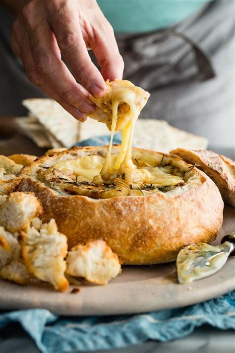 Baked Brie in a Sourdough Bread Bowl | Recipe | Food, Appetizers for ...