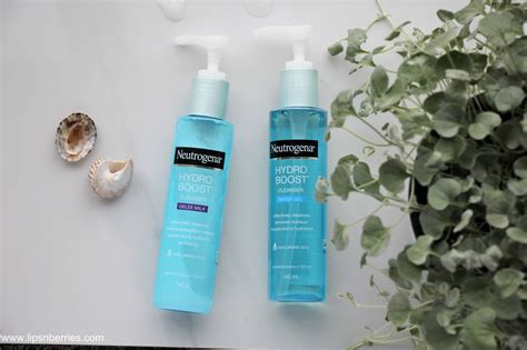 Neutrogena Hydro Boost Gel Cleansers Review | LIPS n BERRIES