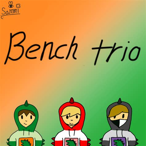 Bench trio Olive - Illustrations ART street
