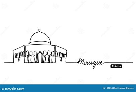 Al Aqsa Mosque Drawing : Dome Of The Rock Painting Painting by Munir Alawi - The al aqsa mosque ...