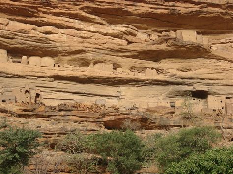 Abandoned Cliff Dwellings - Dogon Country, Mali, Africa - The Cliffs of ...