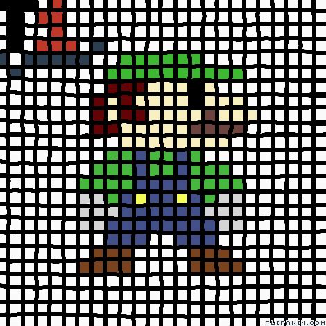 Luigi Pixel Art! - FlipAnim