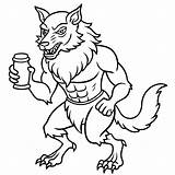 Elixir Werewolf coloring pages  Coloring Fun Zone sketch template