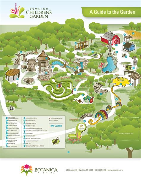 Botanica Map for Web | Map, Tourism design, Illustrated map