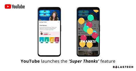 YouTube launches its new ‘Super Thanks’ feature – BALASTECH