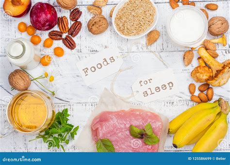 Food containing melatonin stock image. Image of healthy - 125586699