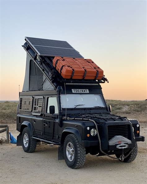 4x4 Land Rover Defender 110 Overland Camper Conversion (The Beast) | Remolque para carro, Carros ...