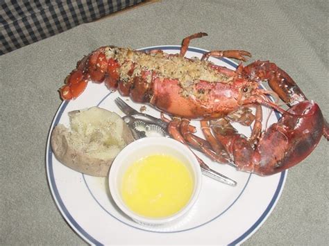 Baked Stuffed Lobster Recipe | CDKitchen.com