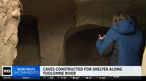 California homeless found living in 20-foot-deep furnished caves full of trash and drugs