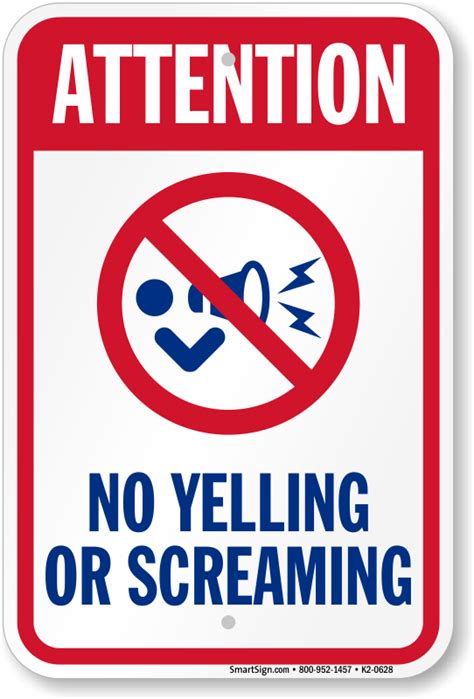 No Yelling Or Screaming Pool Sign, SKU: K2-0628