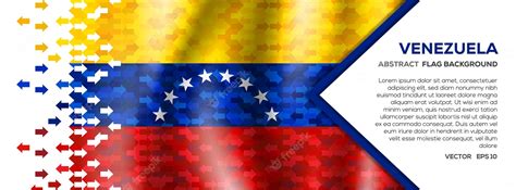 Premium Vector | Abstract venezuela flag banner and background with arrow shape trading exchange ...