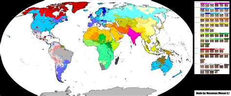 The detailed ethno-lingu-racial map of the world : r/MapPorn