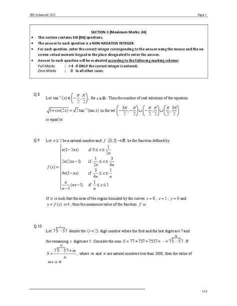 JEE Advanced 2023 Question Paper (PDF) - Download Here - AglaSem Admission