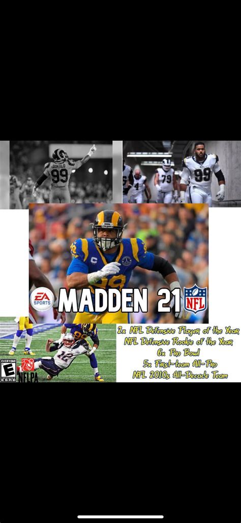 My custom madden 21 cover : r/Madden