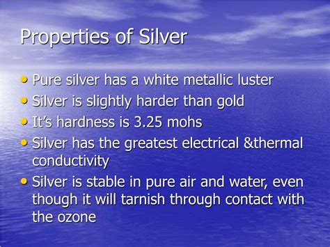 PPT - THE ELEMENT SILVER PowerPoint Presentation, free download - ID:3906793