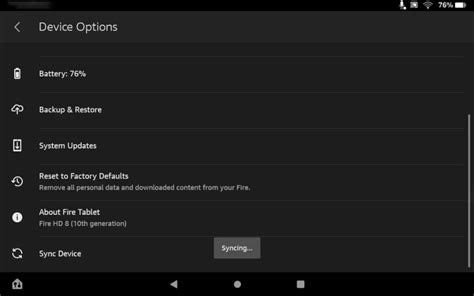 How To Use Quick Settings to Sync a Fire Tablet