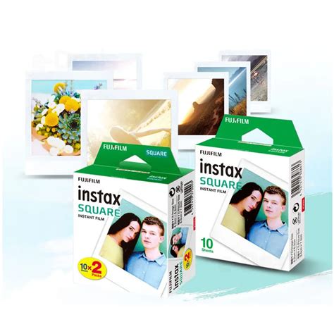 Original Fujifilm Instax Square Film White 10 100 Sheets for FUJI ...