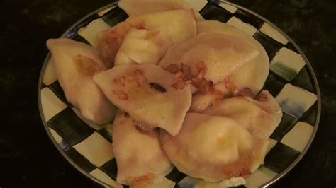 Pierogies with Farmers Cheese - YouTube