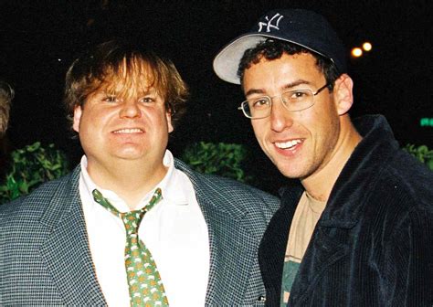 Adam Sandler Says Doing Song for Chris Farley on Tour Is 'So Emotional'