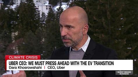 Uber CEO: We must press ahead with EV transition