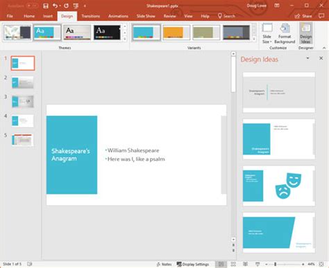 How to Use PowerPoint Design Ideas and How to Implement Them