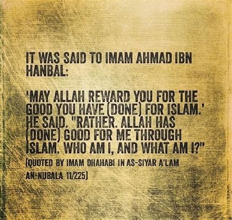 Salaf Imam Ahmad Ibn Hanbal | Imam ahmad, Quotes about god, Quotes