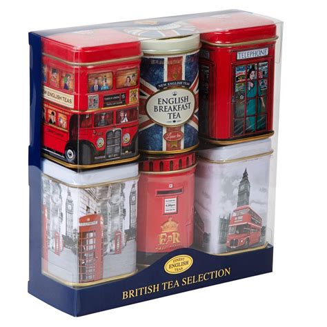 British Tea Selection Mini Tin Gift Pack | Tea Gifts | New English Teas