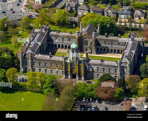 Aerial view, Quadrangle next to the University of Galway, Galway, Galway, COUNTY CLARE, Galway ...