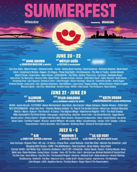 Milwaukee’s Summerfest Announces Highly Anticipated 2024 Lineup » Urban ...