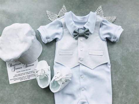 Baby Boys Baptism Outfit Baptism Outfit Linen Boys - Etsy