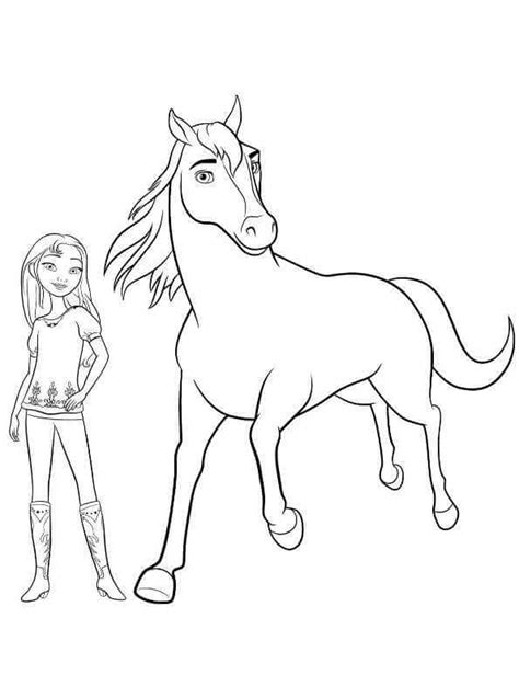 15 Printable Spirit Riding Free Coloring Pages