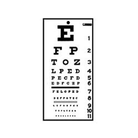 Visual Acuity Chart Printable