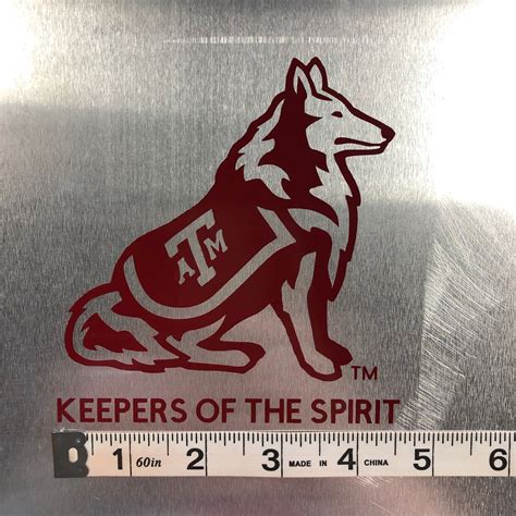 Texas A&M Reveille Decal | Etsy