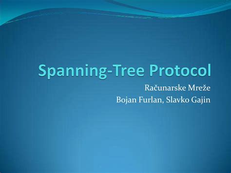 (PDF) Vezbe - Spanning-Tree Protocol - DOKUMEN.TIPS