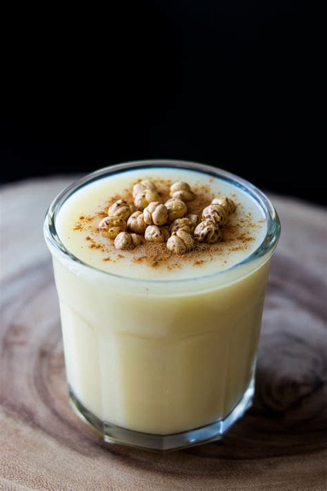 Boza or Bosa, Traditional Turkish Drink with Roasted Chickpea Stock ...