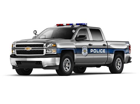 Chevrolet Silverado SSV 1500 Crew Cab Pickup Police Car de 2015. Motor ...