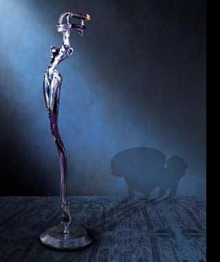 White Light Black Light: Korn Mic Stand - HR Giger