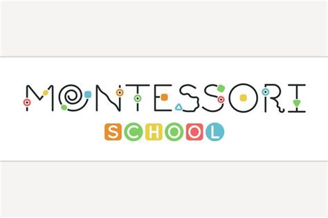 Montessori logotype | Kindergarten logo, Montessori, Logotype