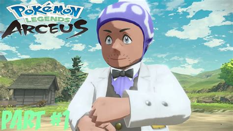 Pokemon Legends: Arceus - Part 1: Hisui Region, Meeting Professor Laventon + Catching the ...