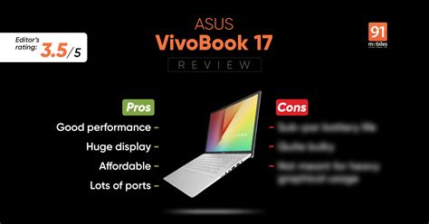 Asus VivoBook 17 review: A behemoth with average battery life