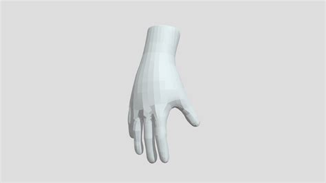 Hand Retopology - 3D model by Hollidaybro [1bab0b3] - Sketchfab