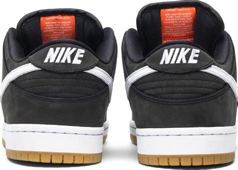 Nike SB Dunk Low Orange Label Black White Gum – Obrako