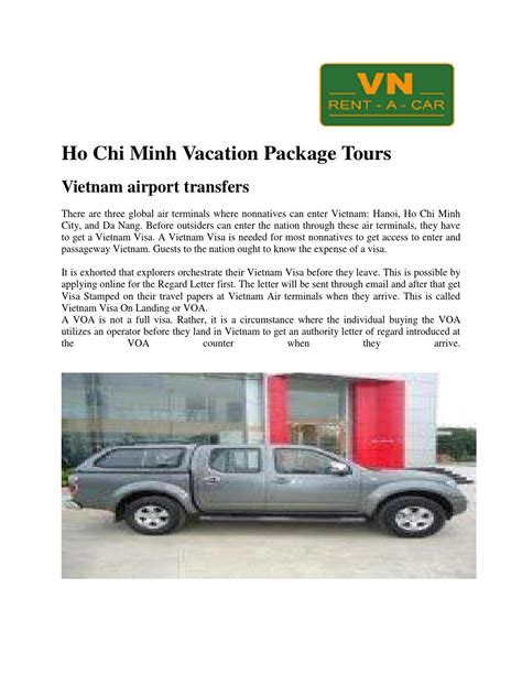 Ho Chi Minh Vacation Package Tours by vncarrental - Issuu