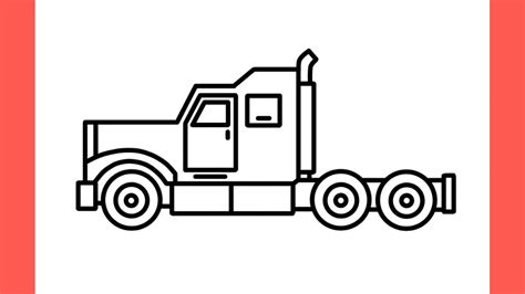 How to draw a TRUCK step by step / drawing Optimus Prime truck easy ...