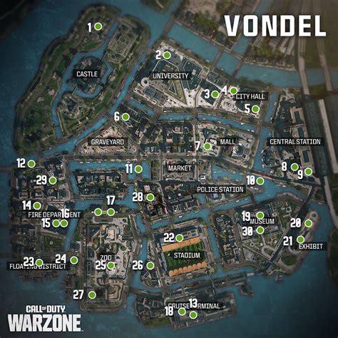 ALL DMZ VONDEL KEY LOCKED SPACES LOCATIONS GUIDE