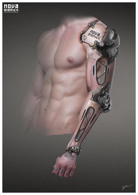 Mechanical Arm Art Installation - Arm Artstation Robot Cyberpunk ...